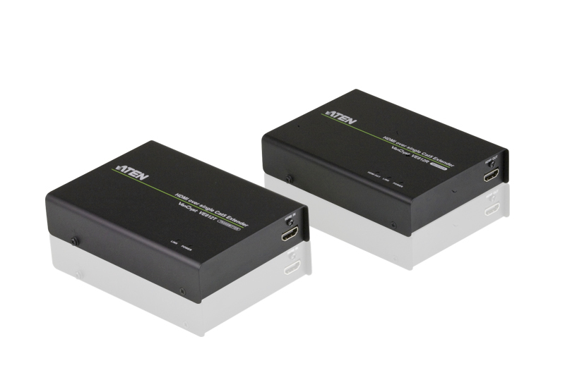

Удлинитель Aten VE812-AT-G HDMI, 100 м, 1xUTP Cat5e, HDMI+RJ45, F, без шнуров, 2xБП 220> 5.3V, (по витой паре/до 4kx2k 60Hz/HDTV480p/720p/1080i/1080p/, VE812-AT-G