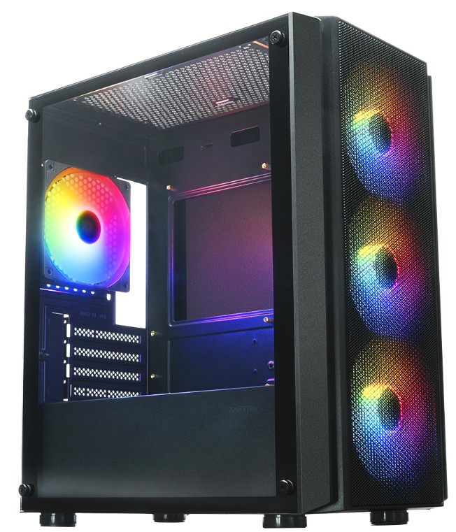 

Корпус mATX Xastra A402M-4FC12A-BK-C6 черный, без БП, 2*USB 2.0, USB 3.0, A402M-4FC12A-BK-C6