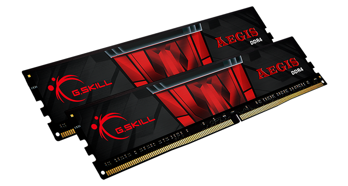 

Модуль памяти DDR4 16GB (2*8GB) G.Skill F4-3200C16D-16GIS Aegis PC4-25600 3200MHz CL16 XMP радиатор 1.35V, F4-3200C16D-16GIS