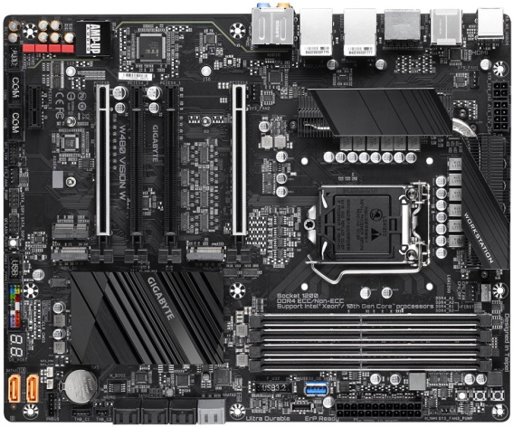 фото Материнская плата ATX GIGABYTE W480 VISION W