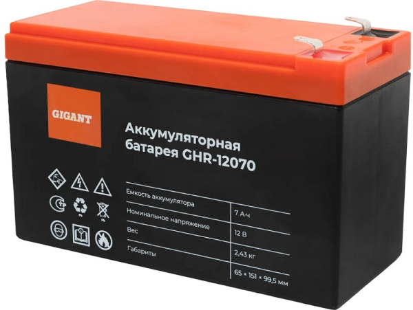 фото Батарея аккумуляторная Gigant GHR-12070 в Уфе