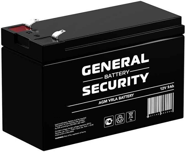 

Аккумулятор General Security GSL9-12 F2, GSL9-12 F2