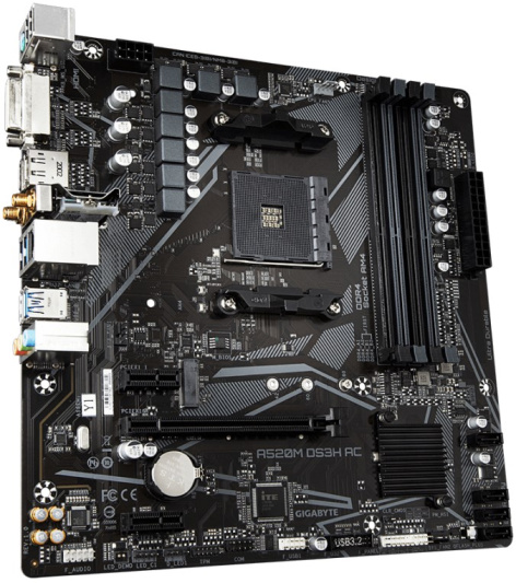 фото Материнская плата mATX GIGABYTE A520M DS3H AC в Челябинске