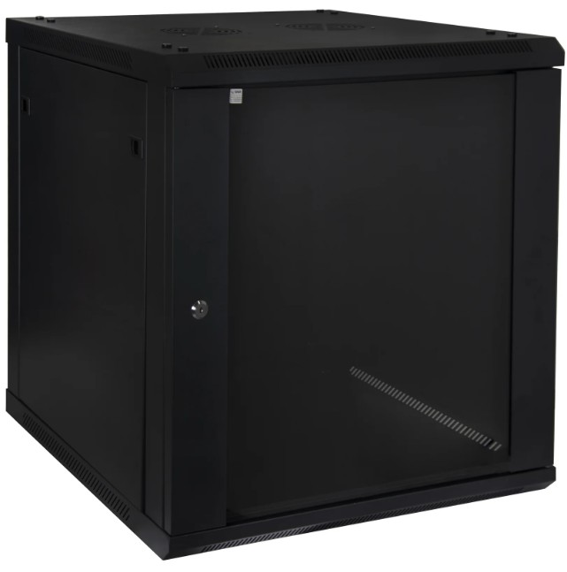 

Шкаф настенный 19", 18U SNR SNR-TWC-18-SF-R-B телекоммуникационный 18U, 600х450х901, SNR-TWC-18-SF-R-B