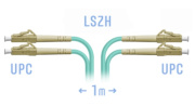 фото Кабель патч-корд SNR SNR-PC-LC/UPC-MM-DPX-1m
