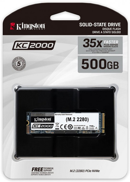 фото Накопитель SSD M.2 2280 Kingston SKC2000M8/500G