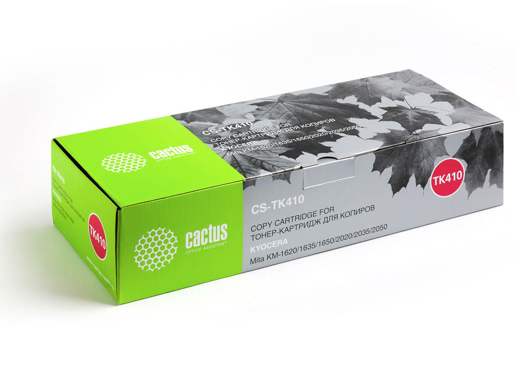 

Картридж Cactus CS-TK410 для принтеров Kyocera Mita FS 1620/1635/1650/2020/2035/2050 , 15000 стр., CS-TK410