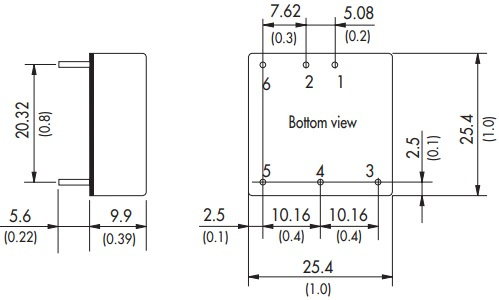 фото Преобразователь DC-DC модульный TRACO POWER THN 30-2411 в Красноярске
