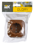 фото Розетка с заземлением IEK ERH14-K24-16