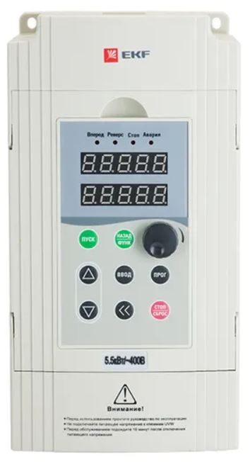 

Преобразователь частоты EKF VT100-5R5-3B 5,5/7,5кВт 3х400В VECTOR-100, VT100-5R5-3B