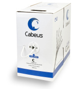 фото Кабель витая пара Cabeus UTP-4P-Cat.5e-SOLID-WH