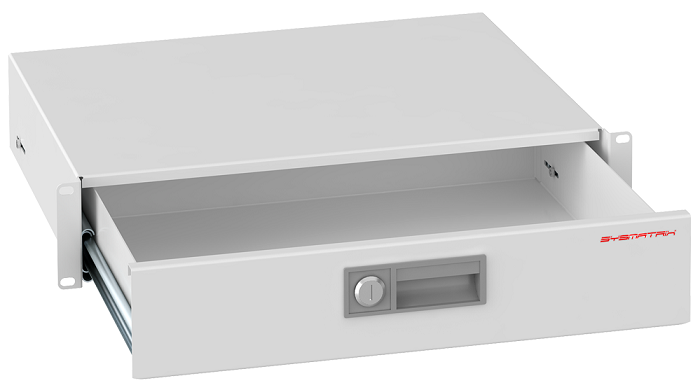

Ящик SYSMATRIX RD 0302.700 выдвижной с замком 2U, RD 0302.700