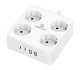 фото Сетевой фильтр  Cablexpert PLT-4-C2U2-W-3 в Уфе