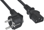 фото Кабель питания Filum FL-PC-SH90/C13-C-1.8-BK