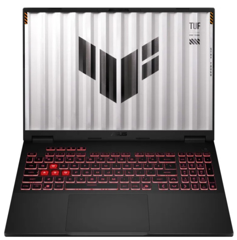 фото Ноутбук ASUS TUF Gaming A16 FA608UP-A16.R95070 16" (AMD Ryzen 9, 32Гб DDR5, SSD 1 Тб, GeForce RTX 5070, Windows 11 Домашняя) Серый [90NR0KT1-M00400]
