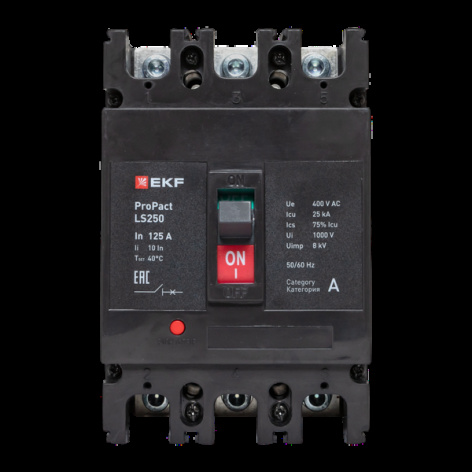 фото Автоматический выключатель в литом корпусе  EKF mccb-250-25-3-125-ls в Уфе