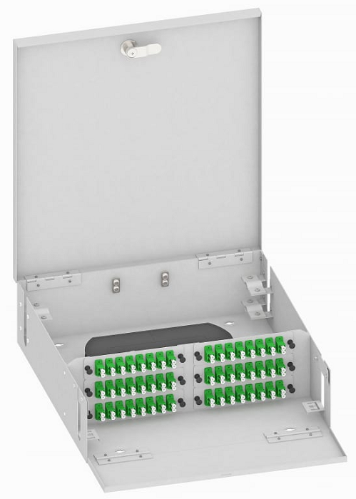 

Кросс оптический настенный TopLAN КРН-Top-96LC/A-OS2-GY 96 LC/APC адаптера, одномодовый, укомплектованный, КРН-Top-96LC/A-OS2-GY