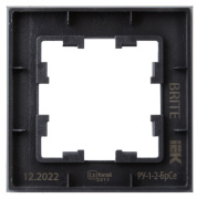 фото Рамка одинарная IEK BR-M12-G-K03