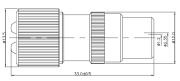 фото Разъем Hyperline CON-PAL-M-SCREW