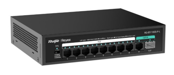 фото Коммутатор неуправляемый RUIJIE NETWORKS RG-ES110GS-P-L в Санкт-Петербургe