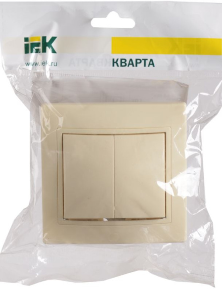 фото Выключатель двухклавишный  IEK EVK20-K33-10-K в Волгограде