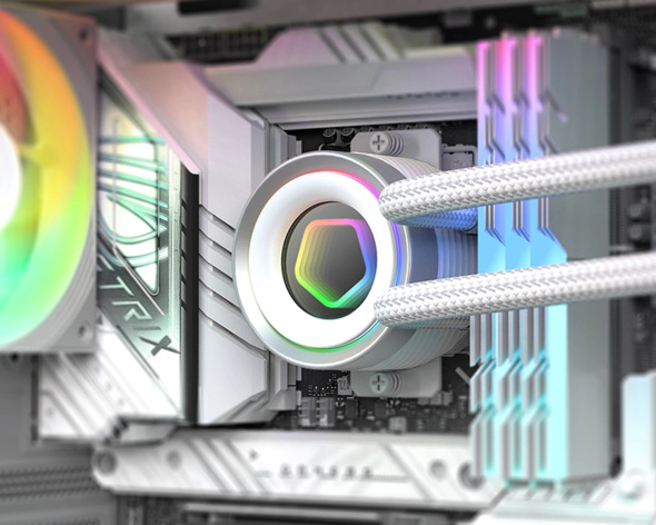 фото Система охлаждения жидкостная ID-Cooling FX360 INF WHITE в Уфе