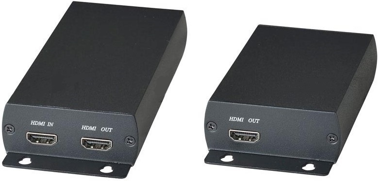 

Комплект SC&T HE03 передатчик + приёмник, для передачи HDMI по одному кабелю витой пары на расстояние до 120м(CAT5e) (до 180м(CAT6)), HE03