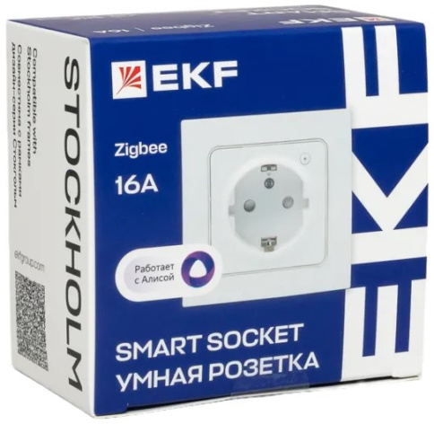 фото Розетка умная EKF RCS-ST16-WD-ZB в Красноярске