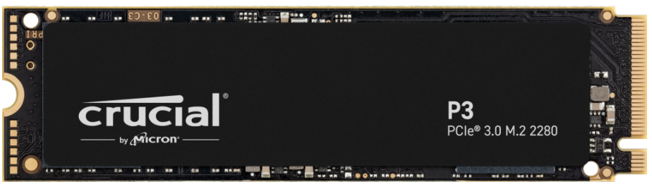 

Накопитель SSD M.2 2280 Crucial CT1000P3SSD8 P3 1TB NVMe PCIe Gen 3 x4 3500/3000MB/s 220 TBW, CT1000P3SSD8