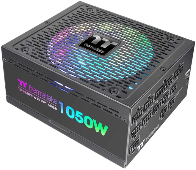 

Блок питания ATX Thermaltake Toughpower PF1 ARGB PS-TPD-1050FNFAPE-1 1050W, APFC , 80+ platinum, 140mm fan, cable management RTL, Toughpower PF1 ARGB