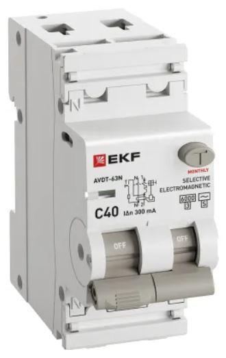 фото Автомат дифференциальный EKF D63N26MS40C300 в Челябинске