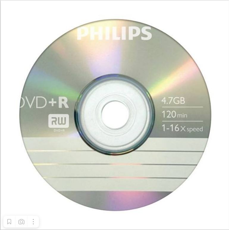 

Диск DVD+R Philips DR4S6P01E/97 4.7 Gb, 16x, Бум.конверт, DR4S6P01E/97