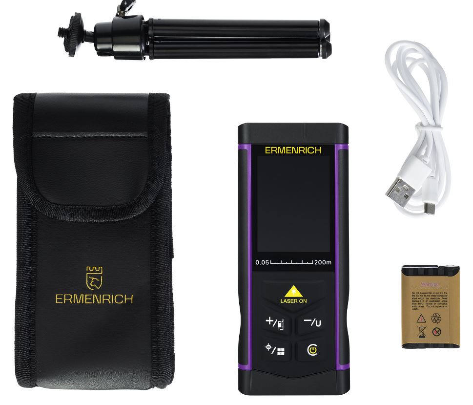 

Рулетка Ermenrich 84653 лазерная PRO LR200, с камерой, 84653