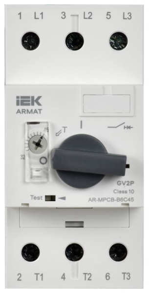 фото Автоматический выключатель для защиты двигателя  IEK AR-MPCB-B6C45 в Волгограде