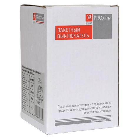 фото Выключатель пакетный  EKF pv-4-40-3 в Красноярске
