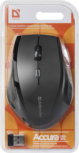 фото Мышь Wireless Defender Accura MM-365 в Уфе