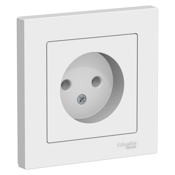 

Розетка без заземления Systeme Electric ATN001340 AtlasDesign 16А, в сборе, лотос, ATN001340
