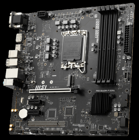 фото Материнская плата mATX MSI PRO B660M-P DDR4