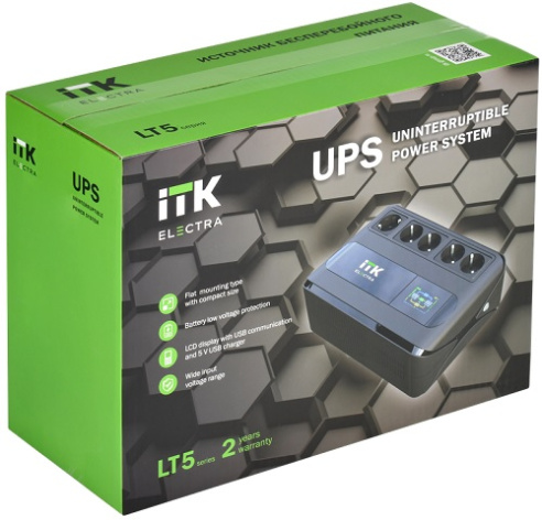 фото Источник бесперебойного питания  ITK ELT5-600VA-1-001 в Уфе