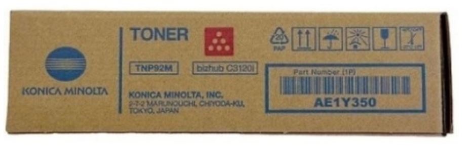

Тонер Konica Minolta TNP-92M AE1Y350 для bizhub C3210i малиновый 4 000 стр, TNP-92M