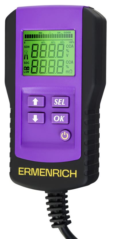 

Тестер Ermenrich 83822 аккумуляторный Zing AL45, фиолетовый, 83822