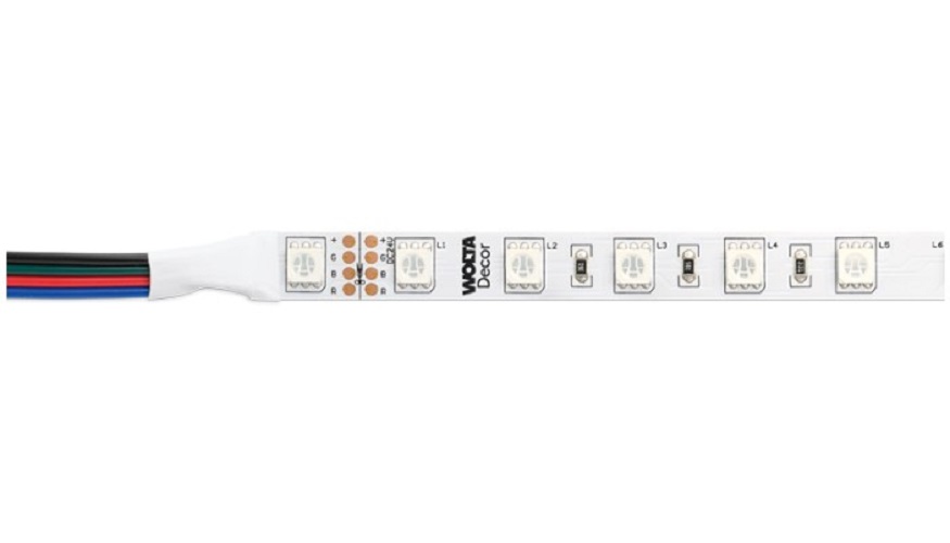 

Лента светодиодная WOLTA Decor WLS5050-14,4W/RGB/24S60-01 SMD5050 14,4Вт RGB 24В IP65 60 led/m, Decor