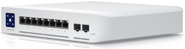 

Коммутатор управляемый Ubiquiti USW-Enterprise-8-PoE UniFi Switch Enterprise 8 PoE, 8*2.5G RJ45, 2*10G SFP+, раздача 120Вт, USW-Enterprise-8-PoE
