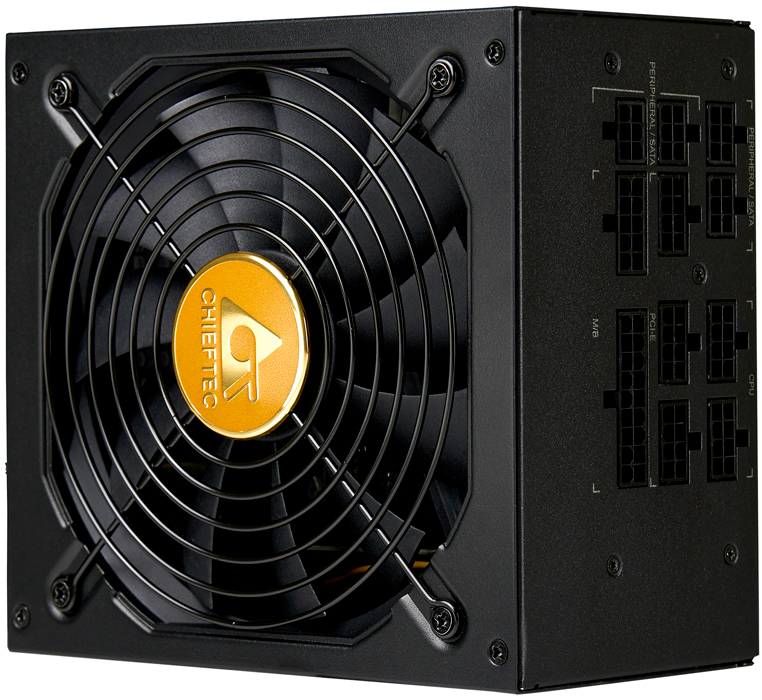 

Блок питания ATX Chieftec PPS-1250FC Polaris, 1250W, 140mm fan, 80 plus Gold, full cable management Box, PPS-1250FC