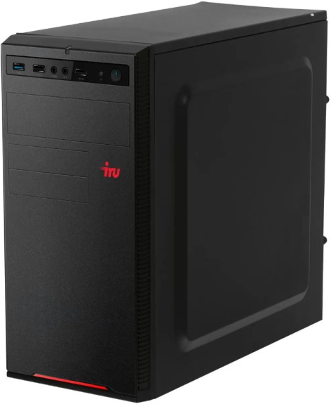 фото Компьютер iRu Home 310H6SE MT (Intel Core i3 12100 (4/8; 3,3ГГц; 12Мб), 3.3ГГц, 16ГБ DDR4, SSD 1 Тб, Intel UHD Graphics, Не установлена) [1994647]