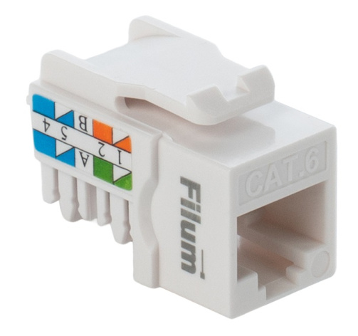 фото Модуль Keystone RJ45 UTP Filum FL-KJ-U6-WT-90 в Перми