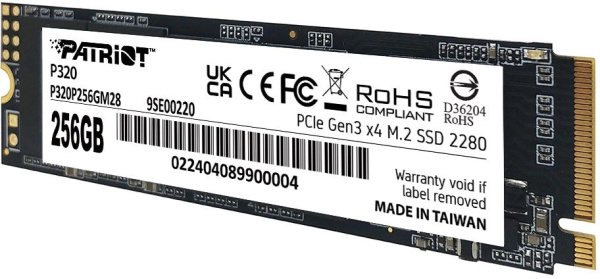 фото Накопитель SSD M.2 2280 Patriot Memory P320 в Ростове-на-Дону 256 ГБ