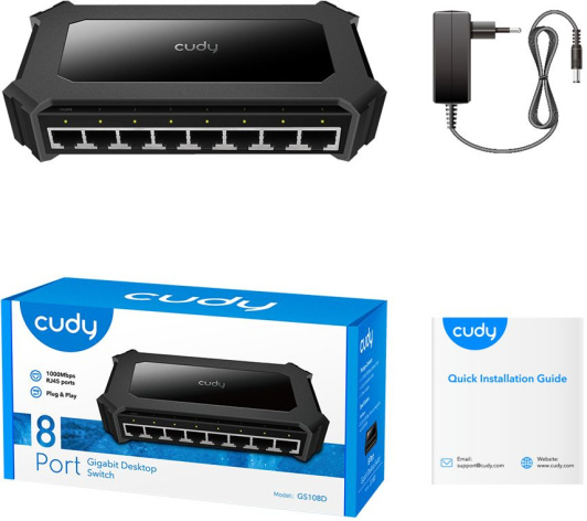 фото Коммутатор неуправляемый Cudy GS108D в Омске