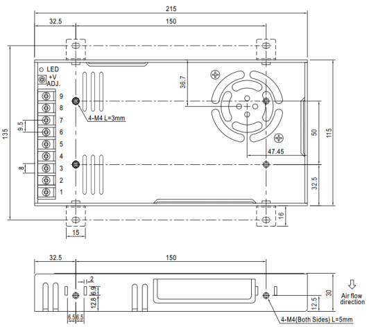 фото Преобразователь AC-DC сетевой Mean Well RSP-320-12 в Перми