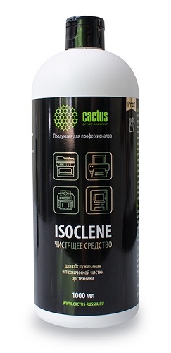 

Спирт изопропиловый Cactus CS-ISOCLENE1 для очистки техники 1л., CS-ISOCLENE1
